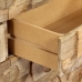 Armario Alphabet con 6 cajones madera maciza mango 120x35x79 cm