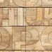 Armario Alphabet con 6 cajones madera maciza mango 120x35x79 cm