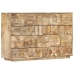 Armario Alphabet con 6 cajones madera maciza mango 120x35x79 cm