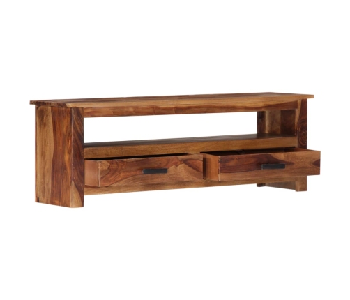 Mueble de TV de madera maciza 118x30x40 cm