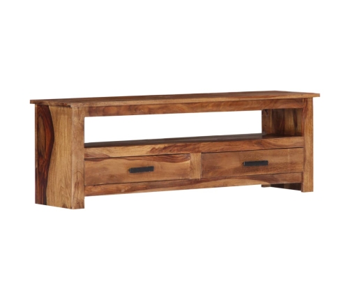 Mueble de TV de madera maciza 118x30x40 cm