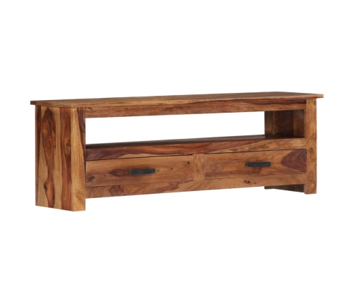 Mueble de TV de madera maciza 118x30x40 cm