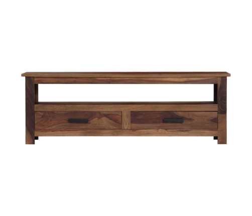 Mueble de TV de madera maciza 118x30x40 cm