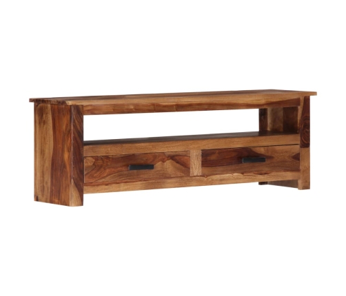 Mueble de TV de madera maciza 118x30x40 cm