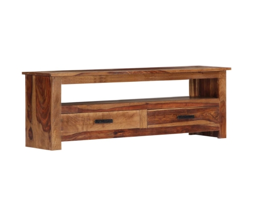 Mueble de TV de madera maciza 118x30x40 cm