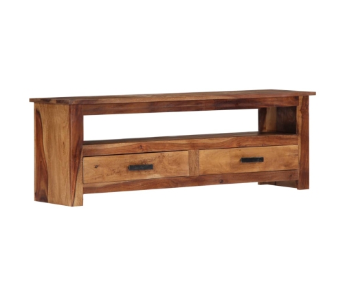 Mueble de TV de madera maciza 118x30x40 cm