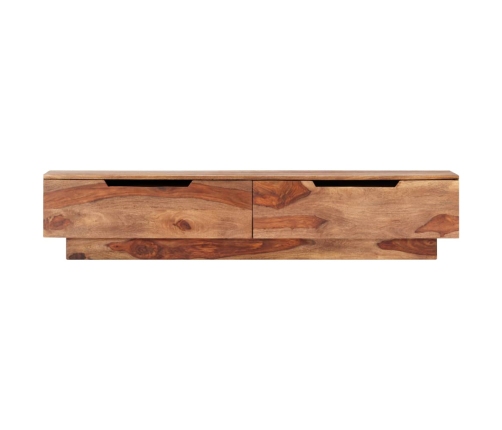 Mueble de TV madera maciza 145x30x30 cm