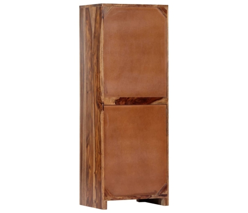 Aparador de madera maciza de sheesham 40x30x110 cm