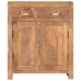 Aparador de madera de mango maciza rugosa 65x30x75 cm