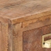 Aparador de madera de mango maciza rugosa 65x30x75 cm