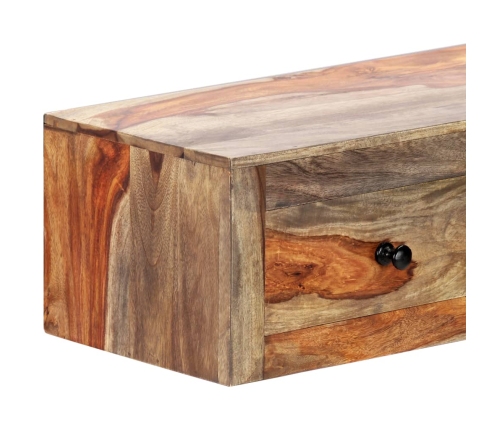 Mesa consola de pared madera maciza de Sheesham 100x25x20 cm