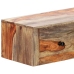 Mesa consola de pared madera maciza de Sheesham 100x25x20 cm