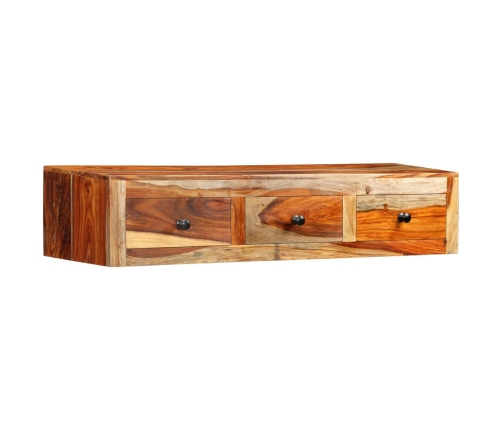 Mesa consola de pared madera maciza de Sheesham 100x25x20 cm