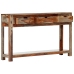 Mesa consola con 3 cajones madera maciza sheesham 120x30x75cm