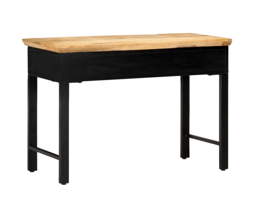 Mesa escritorio madera maciza de mango 110x50x76 cm