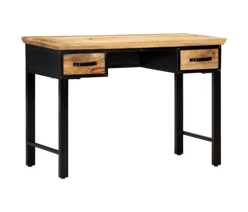 Mesa escritorio madera maciza de mango 110x50x76 cm