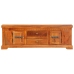 Mueble de TV de madera maciza de acacia 119x30x40 cm