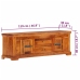 Mueble de TV de madera maciza de acacia 119x30x40 cm