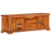 Mueble de TV de madera maciza de acacia 119x30x40 cm