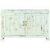 Aparador madera maciza de mango azul claro 110x35x70 cm