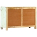 Aparador madera maciza de mango azul claro 110x35x70 cm
