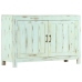 Aparador madera maciza de mango azul claro 110x35x70 cm