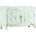 Aparador madera maciza de mango azul claro 110x35x70 cm