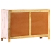 Aparador de madera maciza de mango rosa claro 110x35x70 cm
