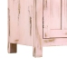 Aparador de madera maciza de mango rosa claro 110x35x70 cm