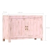 Aparador de madera maciza de mango rosa claro 110x35x70 cm