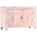 Aparador de madera maciza de mango rosa claro 110x35x70 cm