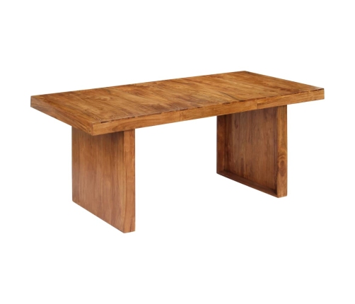 Mesa de comedor de madera maciza de acacia 180x90x75 cm