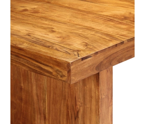 Mesa de comedor de madera maciza de acacia 180x90x75 cm