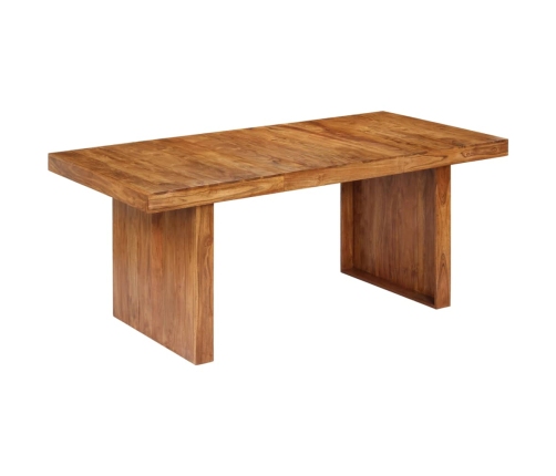 Mesa de comedor de madera maciza de acacia 180x90x75 cm