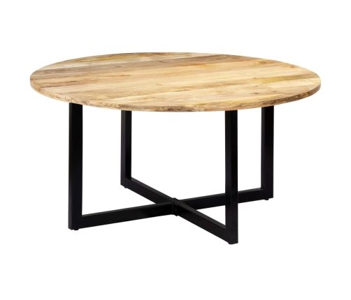 Mesa de comedor de madera maciza de mango 150x73 cm