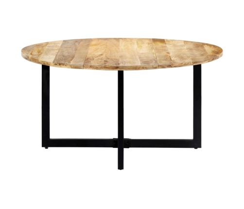 Mesa de comedor de madera maciza de mango 150x73 cm