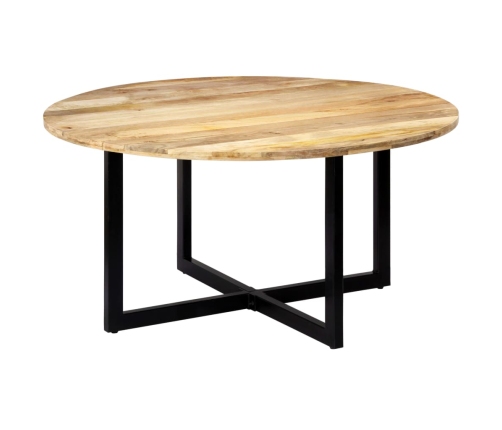 Mesa de comedor de madera maciza de mango 150x73 cm