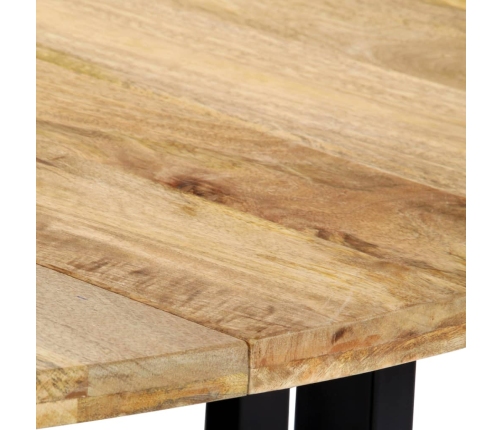 Mesa de comedor de madera maciza de mango 150x73 cm