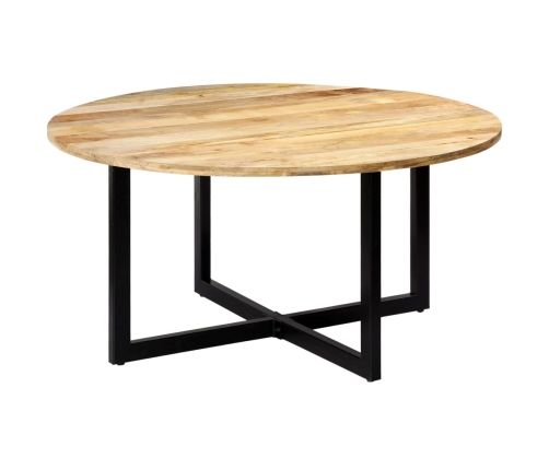 Mesa de comedor de madera maciza de mango 150x73 cm