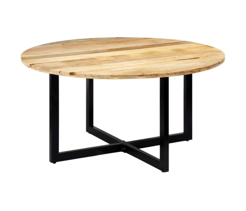 Mesa de comedor de madera maciza de mango 150x73 cm