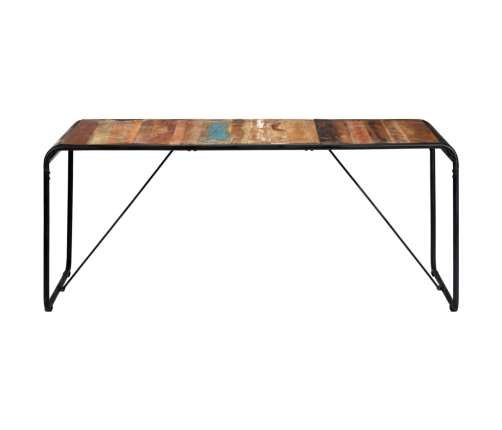 Mesa de comedor de madera maciza reciclada 180x90x76 cm