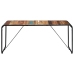 Mesa de comedor de madera maciza reciclada 180x90x76 cm