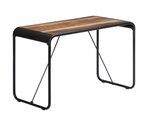 Mesa de comedor de madera maciza reciclada 118x60x76 cm