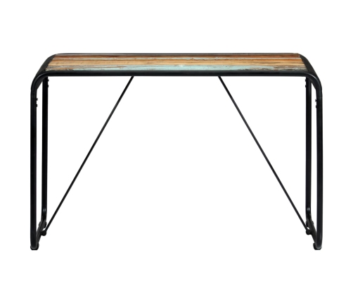 Mesa de comedor de madera maciza reciclada 118x60x76 cm