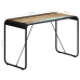 Mesa de comedor de madera maciza reciclada 118x60x76 cm