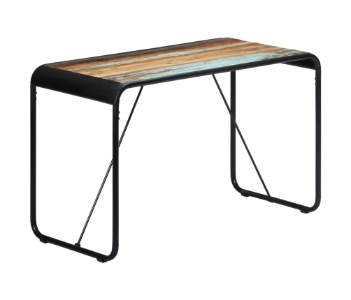 Mesa de comedor de madera maciza reciclada 118x60x76 cm