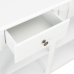 Mesa consola de MDF blanca 120x30x76 cm