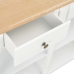 Mesa consola de MDF blanca 120x30x76 cm