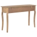 vidaXL Mesa consola con 2 cajones de madera maciza de pino 120x35x76cm