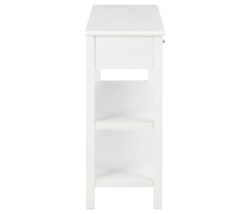 Aparador de MDF blanco 110x35x80 cm